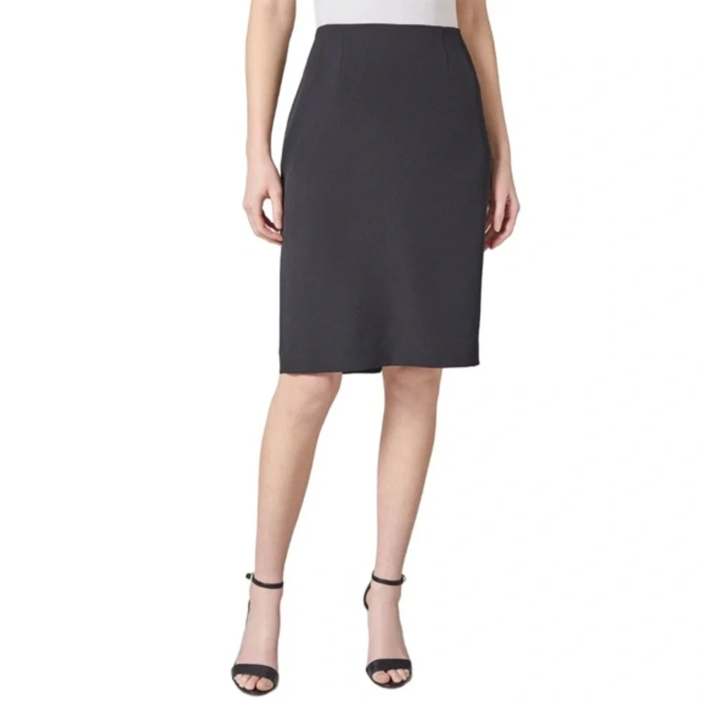 Kasper Vivien Skirt, Iconic Stretch Crepe Black NWT